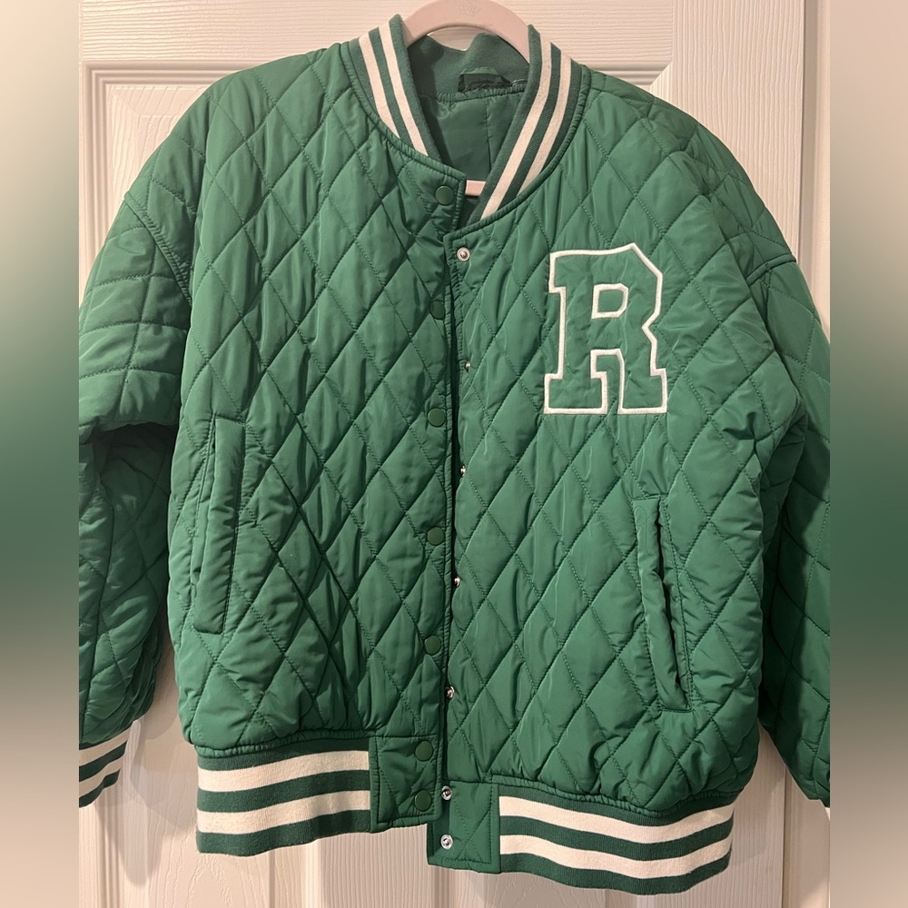 Reebok Quilted Varsity Jacket